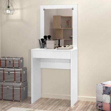 Imagem de Penteadeira Camarim com Espelho 1 Gaveta Sofia - J&A Móveis