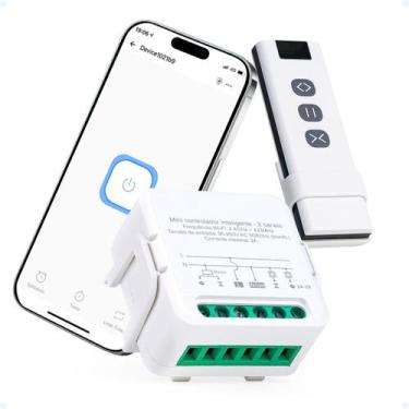 Imagem de Relé Inteligente Wifi Mini De Cortina Alexa Google Tuya Siri - Aitek