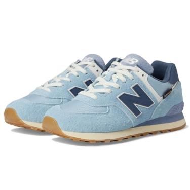 Imagem de New Balance Tênis unissex adulto 574 V2, Azul claro/índigo, 5.5 Wide Women/4 Men