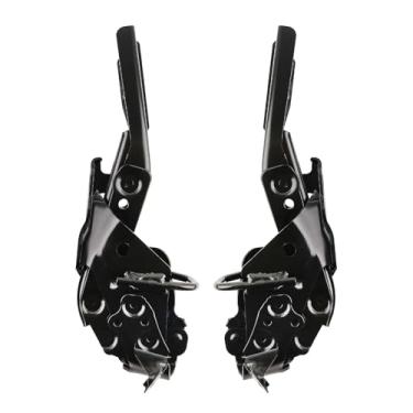 Imagem de Conjunto de 2 dobradiças de capô lado do motorista e do passageiro esquerdo direito compatível com Honda Accord 2023-2024 substituir 6012030AA00ZZ, 6017030AA00ZZ