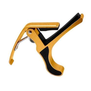 Imagem de Capotraste de Alumínio para Violão - MXT - Modelo MC-28G Dourado - Elegância e Precisão