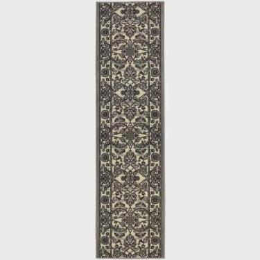 Imagem de Passadeira Trilho 4M Zigler Cinza 66X400Cm Tipo Persa Belga - Tapete M