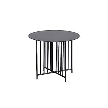 Imagem de Suporte para Bolo Expositor de dim sum Plataforma criativa redonda para armazenamento de sobremesas Suporte para bolos e salgadinhos Suporte para Sobremesa(Preto,Pequeno)