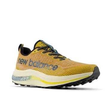 Imagem de New Balance FuelCell Supercomp Trail Tênis masculino, Butterscotch/Deep Sea, 40