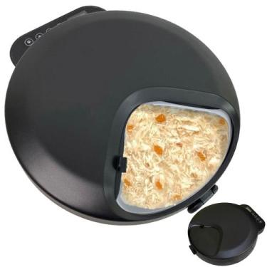 Imagem de Comedouro Automatico Gato Cachorro Pet Animais Estimaçao Raçao Comida 