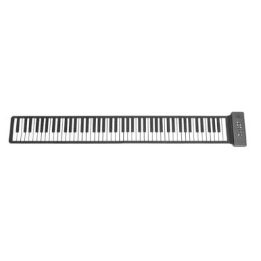 Imagem de Yinhing Role Piano de Teclado, Piano de Teclado Portátil Com Alto -falantes Embutidos 88 Key Hand Roll Piano 128 Tons USB Midi Bt Portátil Dobrável Piano Piano Piano Dobrável para Iniciantes