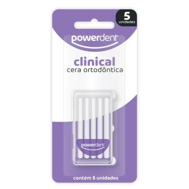 Imagem de Cera ortodôntica Powerdent Clinical 5 Unidades