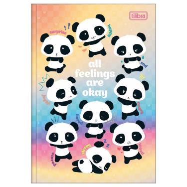 Imagem de Caderno Brochura Capa Dura 1/4 Pequeno Lovely Friends 80 Folhas Tilibra Estampa 1