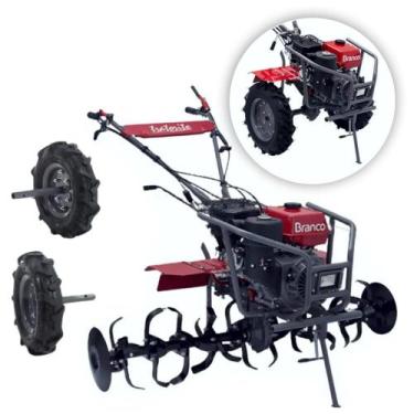 Imagem de Motocultivador Tratorito Gasolina 15HP Branco BTTG 15.0 Largura Enxada