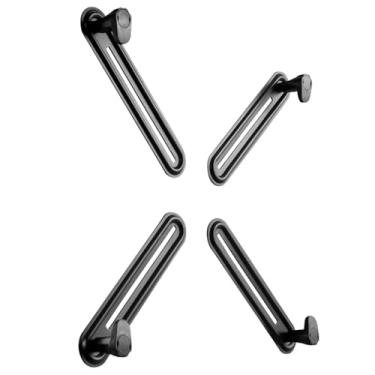 Imagem de Adaptador VESA para Monitor 17-27 Polegadas sem Furação VESA, Suporta até 8kg, Ajustável 20-42cm, Compatível com VESA 75x75 e 100x100mm, Preto