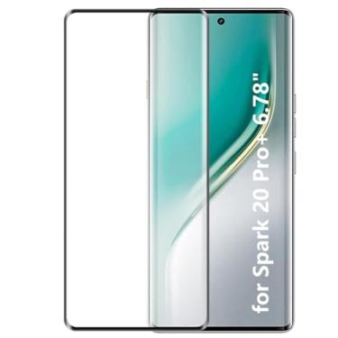 Imagem de Kepuch Protetor de Tela para Tecno Spark 20 Pro+ 6.78" - Vidro Temperado 2 Pacotes