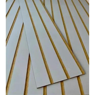 Imagem de Painéis Ripados autocolante (30, Azul Claro)