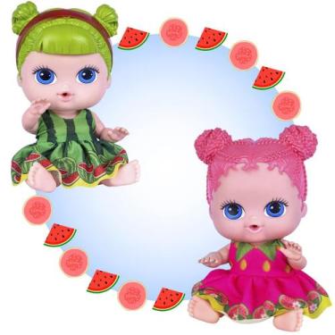 Imagem de Boneca Bebe Frutinhas Cotiplas Goiaba + Melancia Colecao Frutinhas Cot