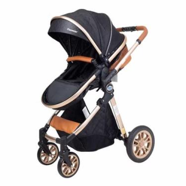 Imagem de Carrinho de Bebê Europeu 3 em 1 Ares Plus Preto - Passear - Mattel