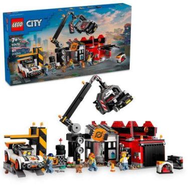 Imagem de LEGO City Ferro-Velho Com Carros 871 Peças 60472