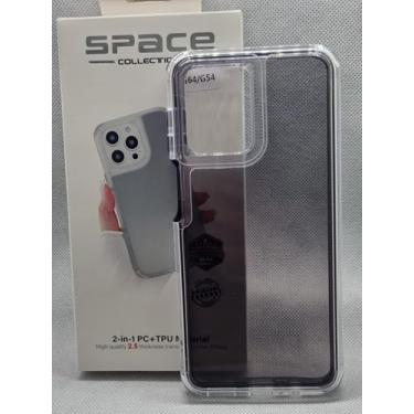 Imagem de Capa 2-in-1 (Silicone + Acrílico) Para Motorola G54/G64 (Preto)