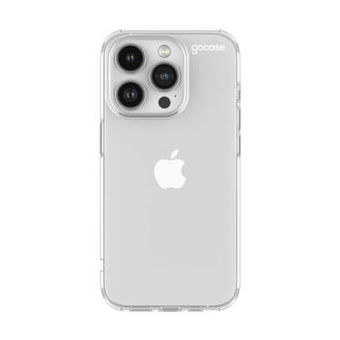 Imagem de Capa Anti Impacto Gocase Modelo Slim Air Compatível com iPhone 15 Pro (6.1 Pol) - Transparente