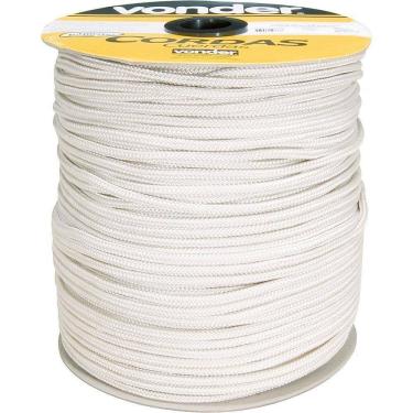 Imagem de Corda Multifilamento Trançada 12,0Mm 11,0Kg 111 Metros Branc