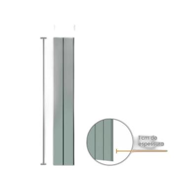 Imagem de Painel Ripado Eva Laminado Autocolante 10Cm Play P Verde 10M