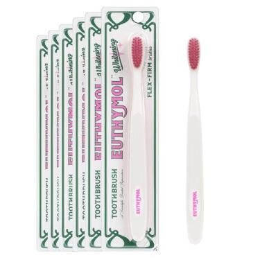 Imagem de Escova de dentes Euthymol Whitening Premium Soft Dual-Tension x6