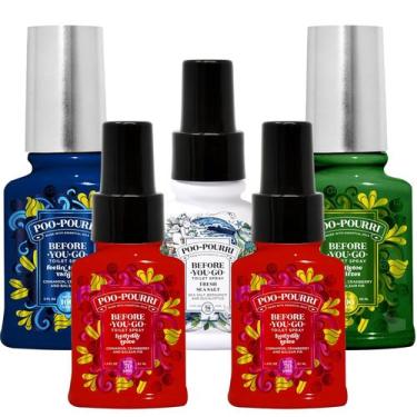 Imagem de Spray de banheiro Poo-Pourri Before-You-Go Holiday Set 4x50ml