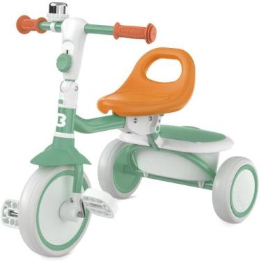 Imagem de Triciclo Besrey para crianças de 18 meses a 5 anos, verde