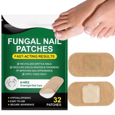 Imagem de Adesivos fúngicos para renovação de unhas Vceeoy - 32 adesivos