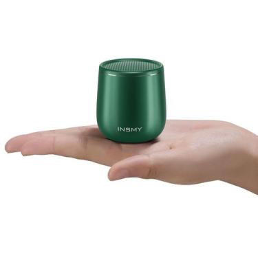 Imagem de Alto-falante Bluetooth INSMY pequeno à prova d'água portátil verde