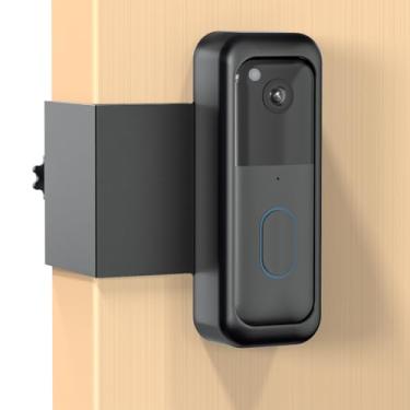 Imagem de Doorbell Mount, Anti-Theft Blink Video Doorbell Door Mount Bracket No Drilling, Not Block Doorbell Motion Sensor, Easy to Install, Fit for Blink Doorbell Camera (Black)
