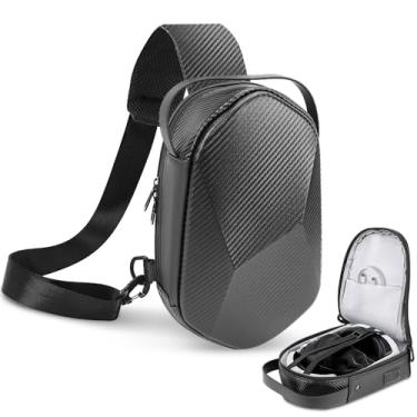 Imagem de Estojo Rígido para Transporte, Estojo Rígido para Transporte com alça de cabeça e controlador de toque, Bolsa Transversal, com Meta Quest 3S/Quest 3/Quest 2 Case