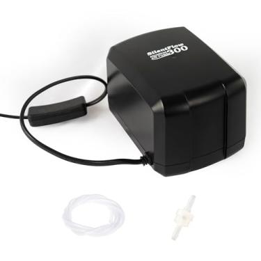 Imagem de Sensolio Bomba de ar linear compacta e silenciosa de 5W, bomba de oxigênio de 7L/min com câmaras oscilantes duplas, construção de liga de alumínio e redução de ruído - Design sem óleo para tubos de