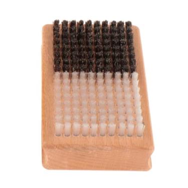 Imagem de Colaxi Escova de cera para snowboard, nylon e crina de cavalo, ajuste de prancha de esqui, manutenção, escova de esqui, conveniente, leve, eficiente e