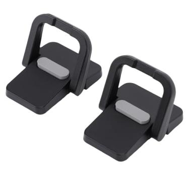 Imagem de Zopsc 2pcs Mini Suportes de Laptop Dobráveis, Risers de Teclado Portátil de Computador Com 2 ângulos Ajustáveis, Auto-adesivo Laptop Invisível para Mesa, Compatível Com Pro/ar