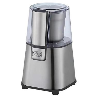 Imagem de Moedor de Café Triturador Grãos Elétrico Black Decker Aço Inox Gourman