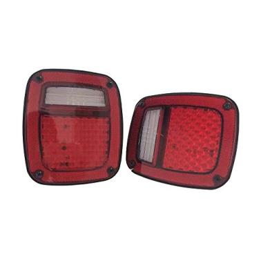 Imagem de Luz traseira de LED, luz traseira, luzes de freio, luz de estacionamento, seta, luz de ré, para TJ J eE P Wrangler 1997-2006 1 par, J204