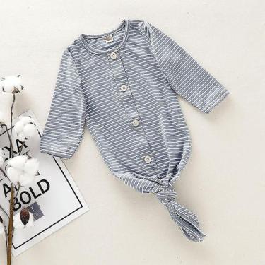 Imagem de Mochila HUOGUO Baby Toddler, roupa de dormir de algodão de manga compr