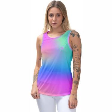 Imagem de Blusa Feminina Regata Academia Yoga Dry Tecido Leve Proteção UV50 - EF