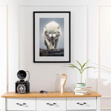 Imagem de Quadro Lobo Feroz - 60X48Cm