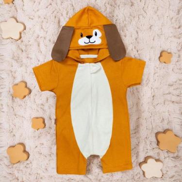 Imagem de Macacão Curto Infantil Com Capuz Cão Caramelo - Era Uma Vez, Caramelo,