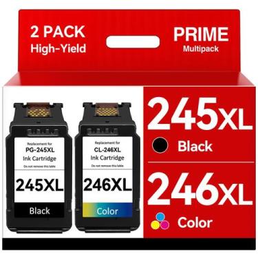 Imagem de Cartuchos de tinta InkPlore 245XL 246XL Compatível com Impressora Cano