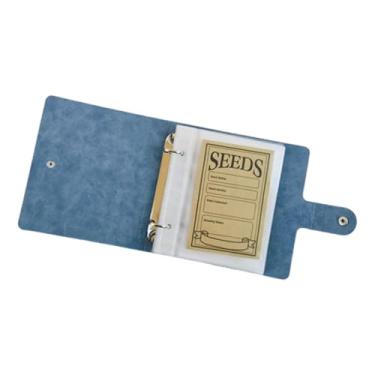 Imagem de Llazsybz 50 Mini Envelopes Autosselantes, Pequenos Sachês Resseláveis, para Armazenamento de Mudas, Azul, Tamanho real