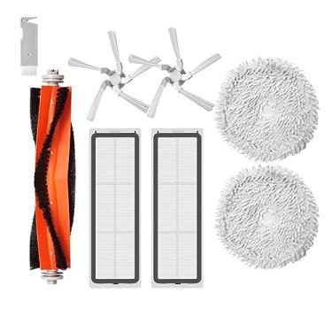 Imagem de Mop Cloth Compatible With XMI Dreame W10 W10 Pro Robotic Vacuum Cleaner Main Side Brush Detachable Mop Rags Stent Hepa Filter Accessories(Set10)