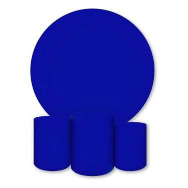 Imagem de Painel Redondo E Capas De Cilindro Sub Azul-Marinho