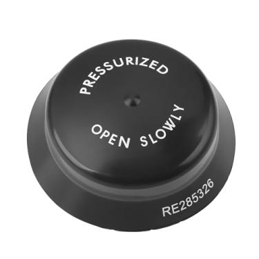 Imagem de Micro Traders Tampa do radiador compatível com tratores John Deere Lanz 310 510 710 700 tampa de enchimento de substituição AL14677L AL14677 L18310 aço com capa de borracha