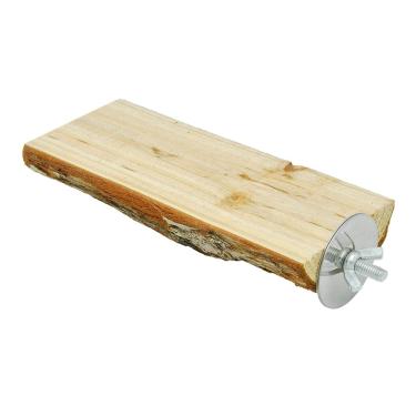 Imagem de Fenteer Suporte De Papagaio De Madeira Natural Pássaro Poleiro Brinquedo Plataforma Pata Moagem Vara Para Pequenos Pássaros Médios Cacatiel Periquito Conure Rat Hamster Gaiola Acessório - 7-8 Cm 15 Cm