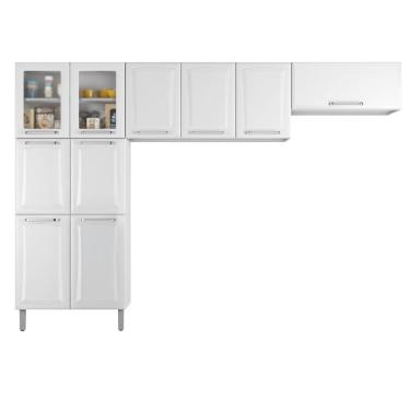 Imagem de Cozinha Completa Itatiaia Tarsila 280cm Aço Branco