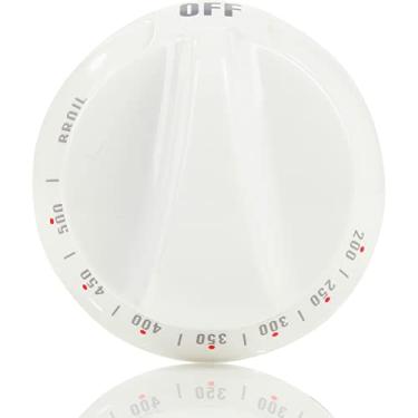 Imagem de Botão de termostato branco atualizado WB03K10036, botão de controle de forno adequado para GE & Hotpoint Range - Substitui AP2014848, 242682, PS225985