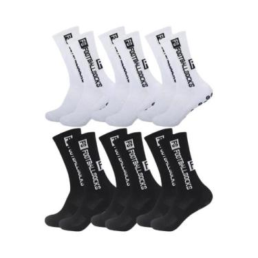 Imagem de Meias Antiderrapantes Unissex Para Futebol, Basquete, Beisebol, Rugby,