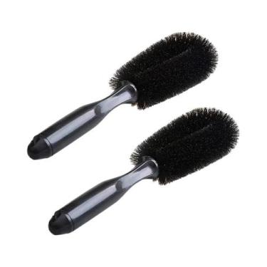 Imagem de Conjunto De Escovas Para Limpeza De Rodas Com Cerdas Macias Para Carro