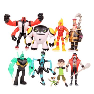 Imagem de Figure Toy Collection Ben10 Anime, 9 unidades, modelo 3-12 cm, PVC